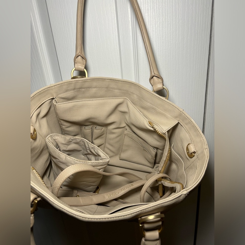 Dagne Dover Cream Tote Bag - Picture 5 of 11